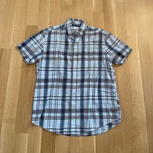 Men’s plaid polo shirt